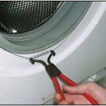 Piespiediet veļas mazgājamās mašīnas aproci