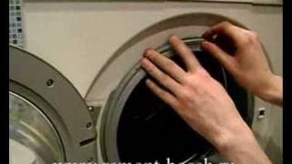 Verwijder de wasmachinemanchet