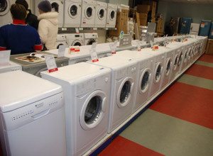 Κατάστημα πλυντηρίων ρούχων οικιακών συσκευών