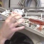 How to remove the control panel of a washing machine