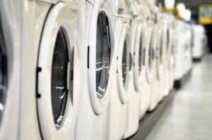 Daug skalbimo mašinų