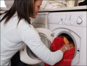 Tvätt i tvättmaskin