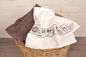Lavare gli asciugamani da cucina