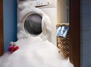 Foam in the washing machine