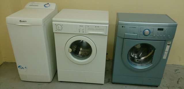 naudotos skalbimo mašinos