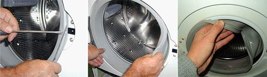 skalbimo mašinos rankogaliai