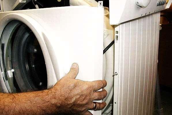 การถอดชิ้นส่วนเครื่องซักผ้า