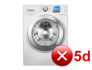 Error 5d sa washing machine ng Samsung