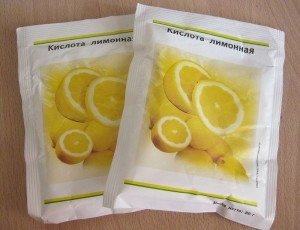 citric acid for washing machine