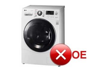 OE-fout in LG-wasmachine