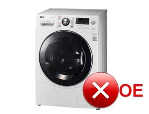 error sa washing machine oe