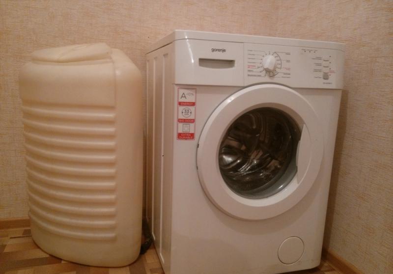 tvättmaskin med tank