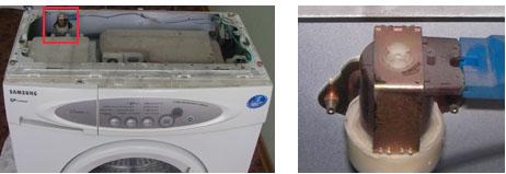 auto-vidange dans la machine à laver