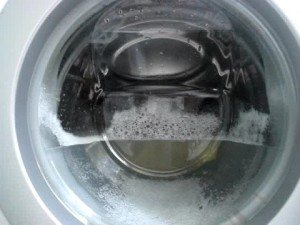 A água não escoa da máquina de lavar - como escoá-la?