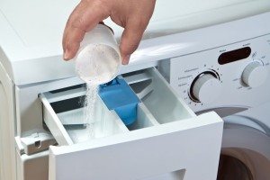 Hvor legger du pulveret i vaskemaskinen?
