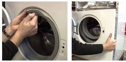 élément chauffant dans une machine à laver Samsung