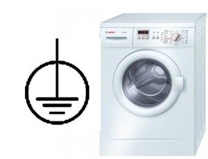 Do-it-yourself grounding of a washing machine