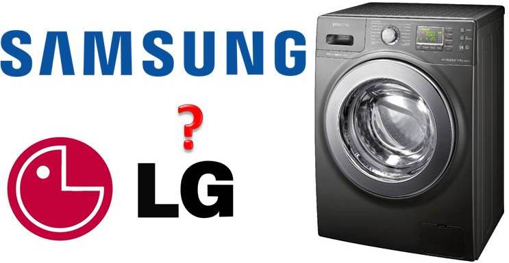Máquina de lavar Samsung e LG