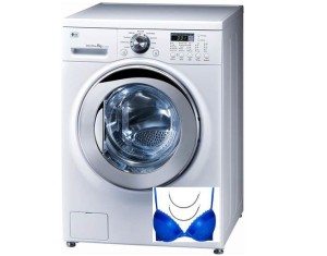 fil de soutien-gorge dans la machine à laver