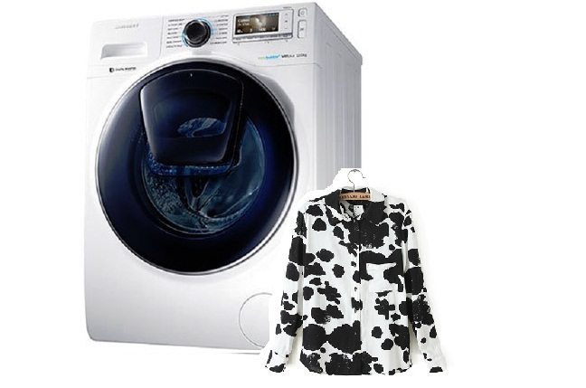 máy giặt vết bẩn tự động
