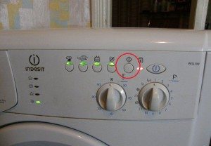 het resetten van het programma in de wasmachine