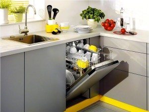 mga sukat ng mga built-in na dishwasher