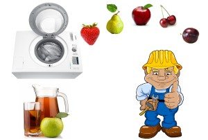 Como fazer um espremedor de frutas em uma máquina de lavar