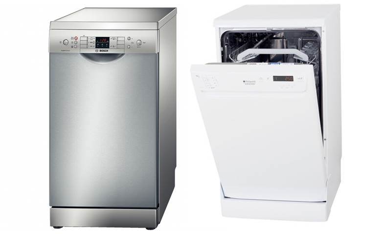máquinas de lavar louça estreitas
