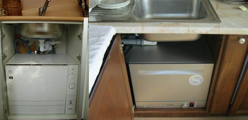 opvaskemaskine under vask