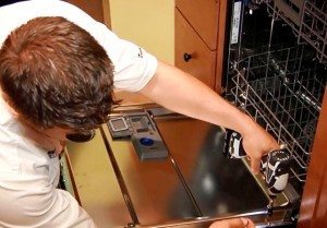 water leak from dishwasher