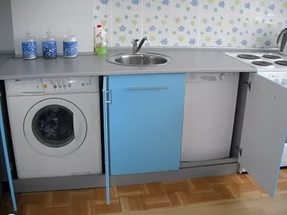armário de máquina de lavar louça