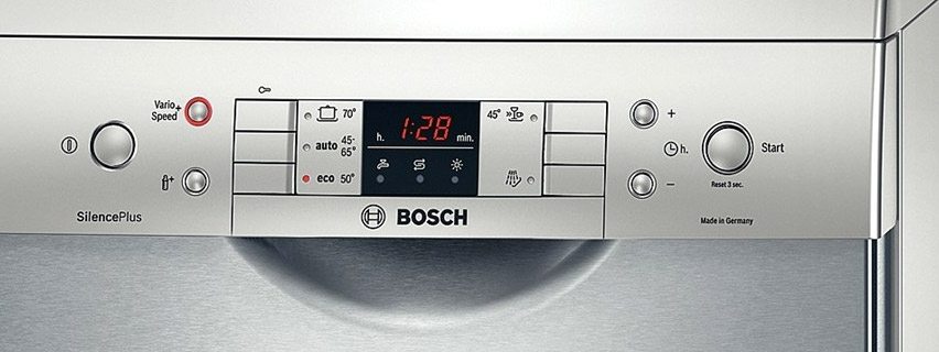 Penunjuk mesin basuh pinggan mangkuk Bosch