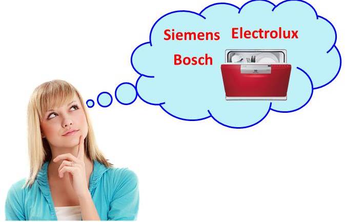 Dishwashers Bosch, Siemens and Electrolux