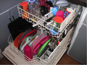 první použití myčky nádobí