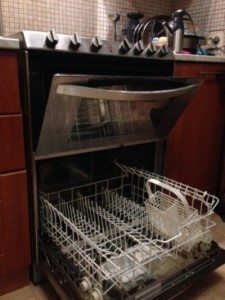 dishwasher with oven
