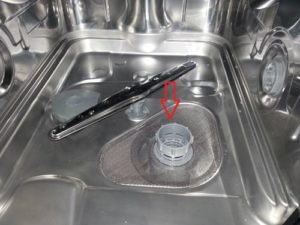 clog in dishwasher