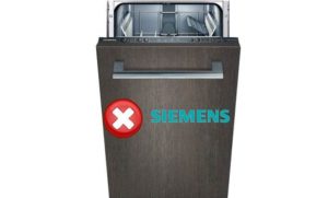 Errores del lavavajillas Siemens