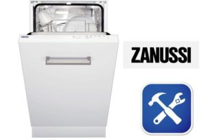 Reparation af Zanussi opvaskemaskine