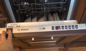 how to turn on the dishwasher