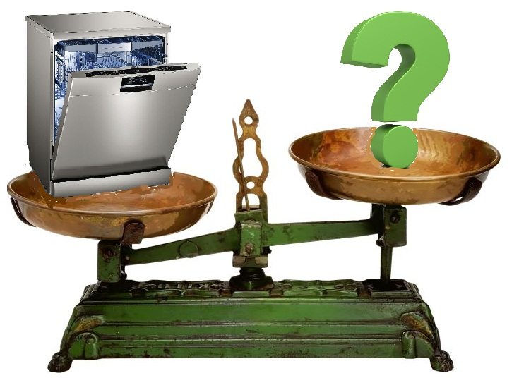тежина машине за прање судова