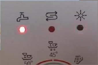 indicator de robinet în mașinile de spălat vase Bosch
