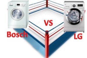 Care este mai bine: mașina de spălat rufe Bosch sau LG?