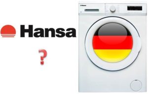 Qui est le fabricant des machines à laver Hansa ?