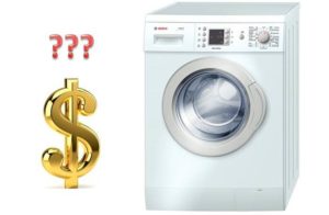 How much does a washing machine cost?