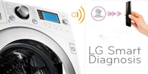 Intelligens diagnosztika LG mosógépekben