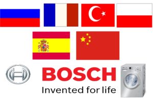 I vilka länder tillverkas BOSCH-bilar?