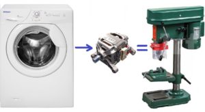 Hvordan lage en maskin fra en vaskemaskinmotor