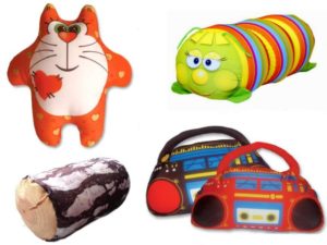stres önleyici yastıklar ve oyuncaklar