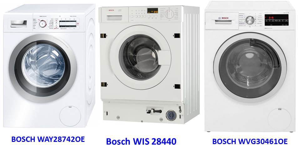 Mga premium na washing machine ng Bosch