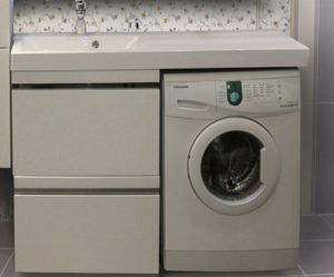 armário para máquina de lavar